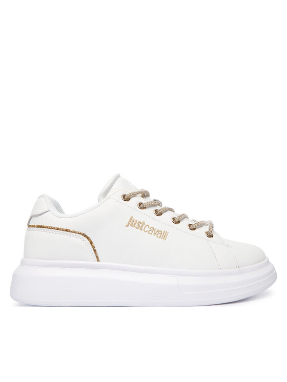 Just Cavalli Сникърси 79RA3SB1 ZPB59 Бял цвят на ниска цена