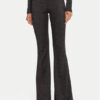 Just Cavalli Текстилни панталони 79PAC101 J0251 Черен Flare Fit цвят на ниска цена