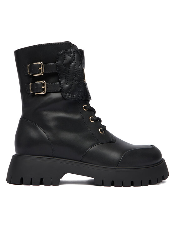 Just Cavalli Туристически oбувки 79RA3S97 ZSD64 Черен цвят на ниска цена