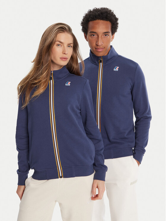 K-Way Суитшърт Augur K41225W Тъмносин Regular Fit цвят на ниска цена