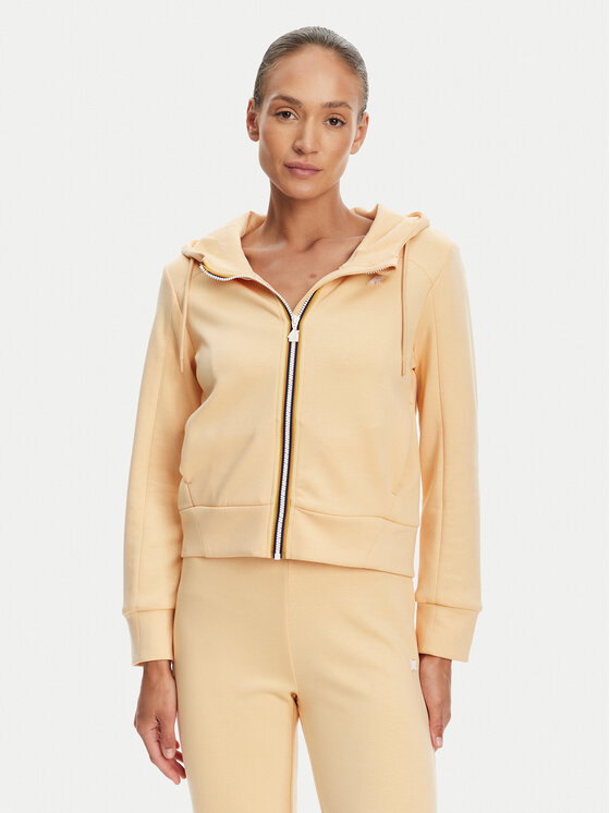 K-Way Суитшърт Divine K2132CW Бежов Regular Fit цвят на ниска цена