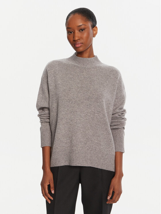 KAOS Поло Donna RI1KT001 0M07 Сив Regular Fit цвят на ниска цена