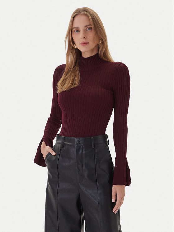 KAOS Поло RI1NT052 4005 Бордо Regular Fit цвят на ниска цена