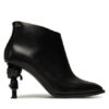 KARL LAGERFELD Боти Nft Heel Zip KL39135 Черен цвят на ниска цена