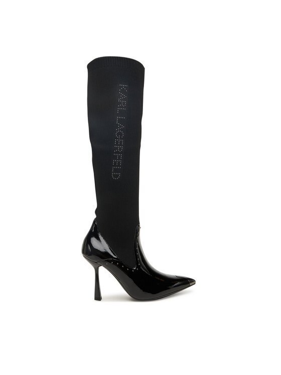 KARL LAGERFELD Ботуши KL31373 Черен цвят на ниска цена