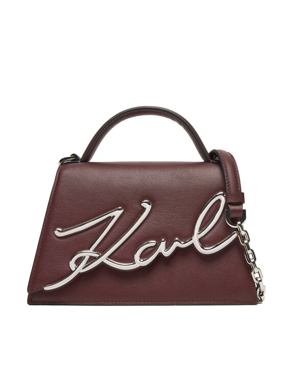 KARL LAGERFELD Дамска чанта A1W30038 Бордо цвят на ниска цена