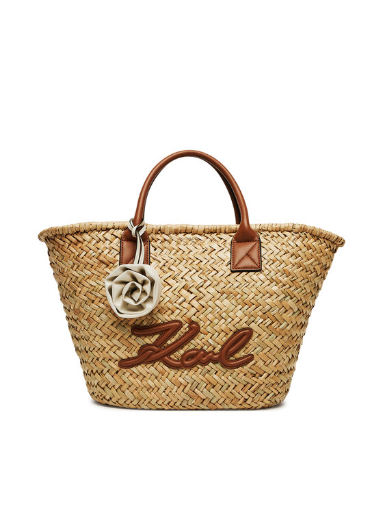 KARL LAGERFELD Дамска чанта A2W30136 Бежов цвят на ниска цена