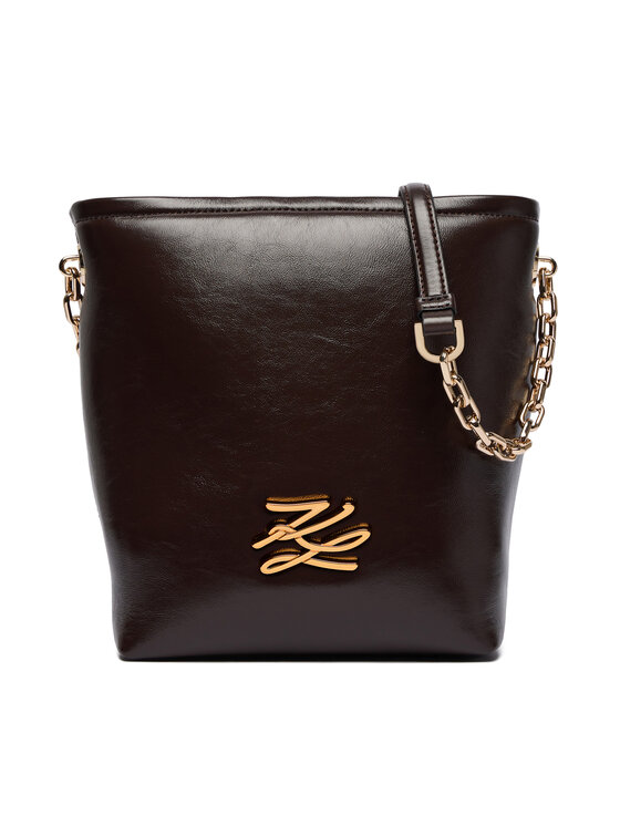 KARL LAGERFELD Дамска чанта A4W30103 Кафяв цвят на ниска цена