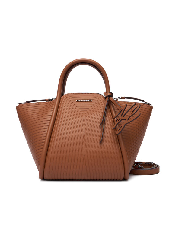 KARL LAGERFELD Дамска чанта B1W30044 Кафяв цвят на ниска цена