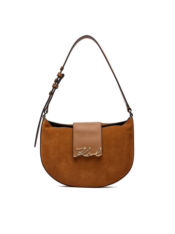 KARL LAGERFELD Дамска чанта B1W30196 Кафяв цвят на ниска цена