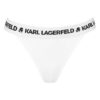 KARL LAGERFELD Дамски бикини тип бразилиана A1W47011 Бял цвят на ниска цена