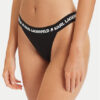 KARL LAGERFELD Дамски бикини тип бразилиана A1W47011 Черен цвят на ниска цена