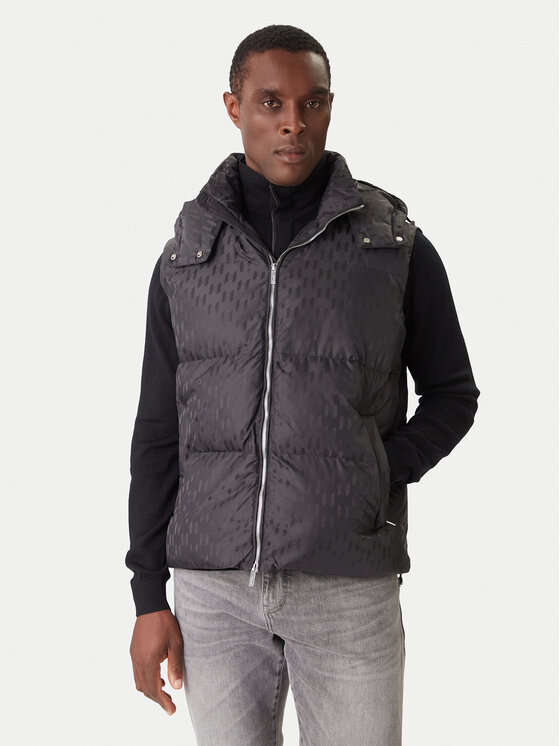 KARL LAGERFELD Елек 505017 554504 Черен Regular Fit цвят на ниска цена