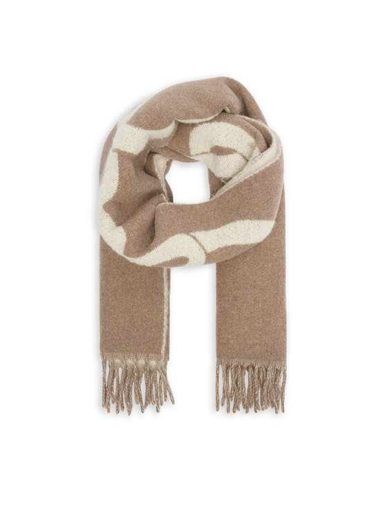KARL LAGERFELD Зимен шал 246W3308 Бежов цвят на ниска цена