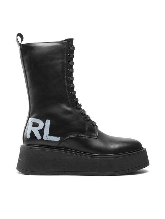 KARL LAGERFELD Зимни обувки KL42475 Черен цвят на ниска цена