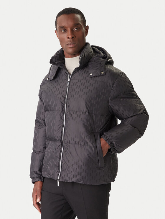 KARL LAGERFELD Зимно яке 505016 554504 Черен Regular Fit цвят на ниска цена