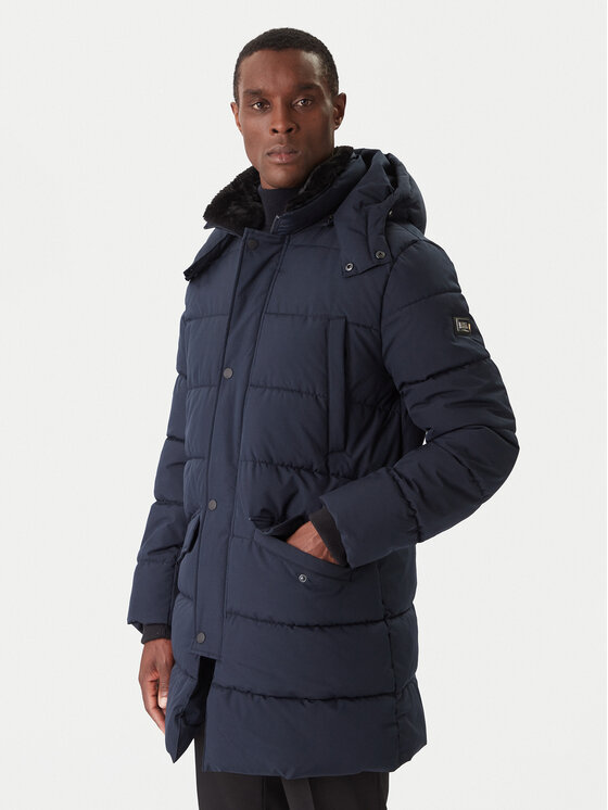 KARL LAGERFELD Зимно яке 505035 554586 Тъмносин Regular Fit цвят на ниска цена