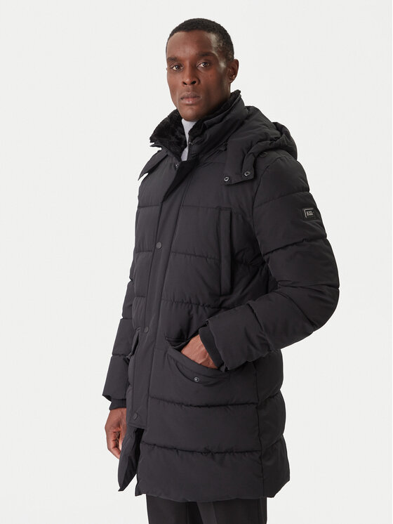 KARL LAGERFELD Зимно яке 505035 554586 Черен Regular Fit цвят на ниска цена