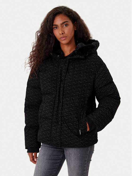 KARL LAGERFELD Зимно яке A4W15042 Черен Regular Fit цвят на ниска цена