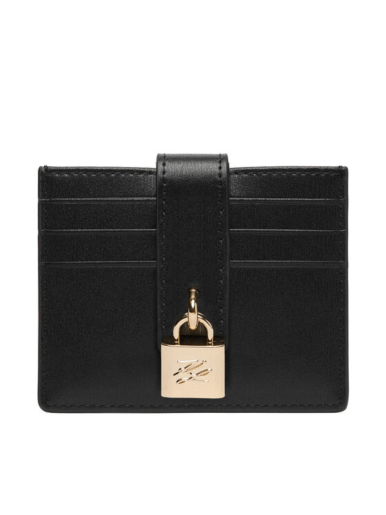 KARL LAGERFELD Калъф за кредитни карти B1W32025 Черен цвят на ниска цена