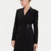 KARL LAGERFELD Коктейлна рокля A4W13023 Черен Slim Fit цвят на ниска цена