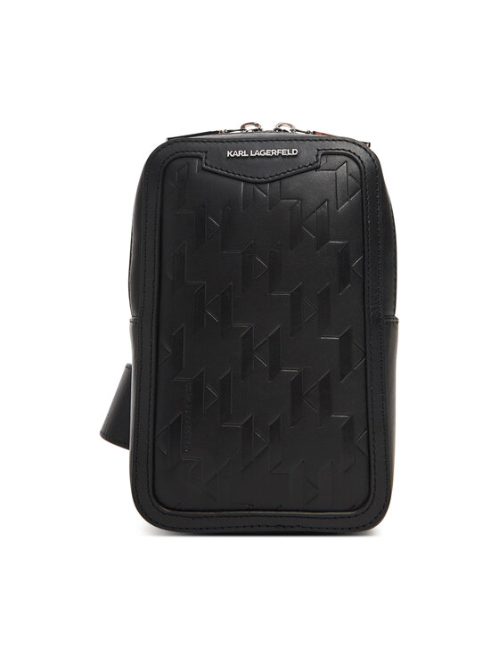 KARL LAGERFELD Мъжка чантичка A3M30179 Черен цвят на ниска цена