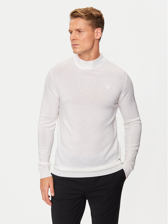 KARL LAGERFELD Поло 655002 544399 Бял Regular Fit цвят на ниска цена