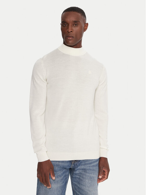 KARL LAGERFELD Поло 655002 554399 Екрю Slim Fit цвят на ниска цена