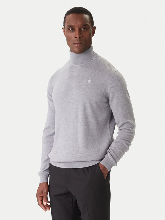 KARL LAGERFELD Поло 655058 554399 Сив Regular Fit цвят на ниска цена