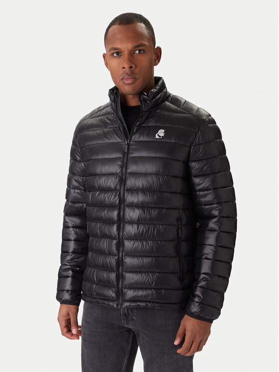 KARL LAGERFELD Преходно яке Blouson 505400 554590 Черен Regular Fit цвят на ниска цена