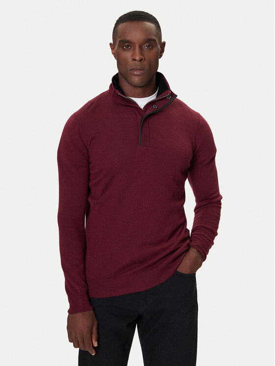 KARL LAGERFELD Пуловер 655005 554399 Бордо Slim Fit цвят на ниска цена