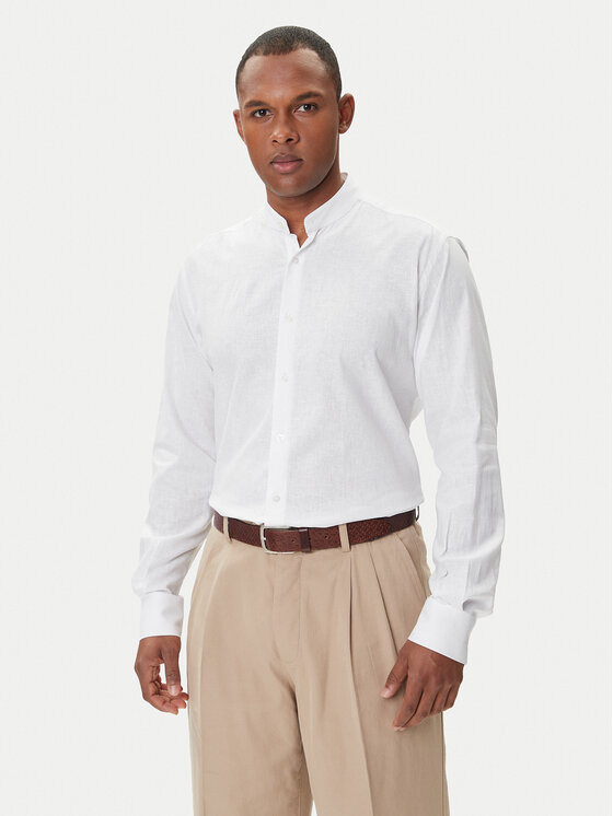 KARL LAGERFELD Риза 605035 552627 Бял Regular Fit цвят на ниска цена