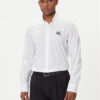 KARL LAGERFELD Риза 605911 554671 Бял Slim Fit цвят на ниска цена
