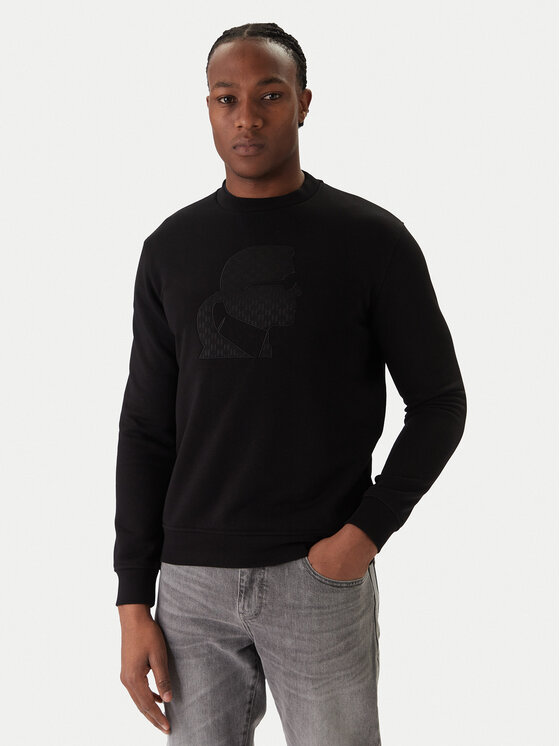 KARL LAGERFELD Суитшърт 705027 561910 Черен Regular Fit цвят на ниска цена