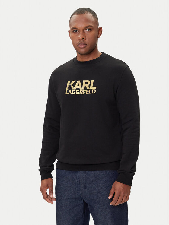 KARL LAGERFELD Суитшърт 705091 554917 Черен Regular Fit цвят на ниска цена