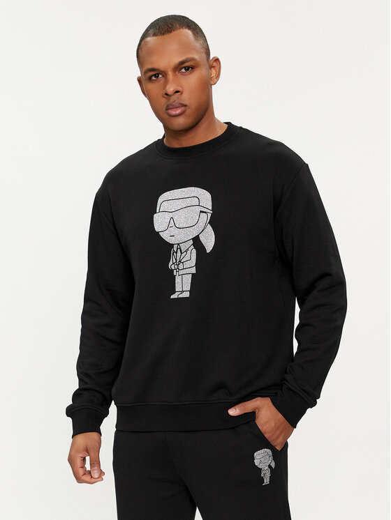 KARL LAGERFELD Суитшърт 705430 542941 Черен Regular Fit цвят на ниска цена