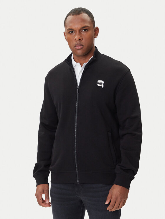 KARL LAGERFELD Суитшърт 705712 500900 Черен Regular Fit цвят на ниска цена