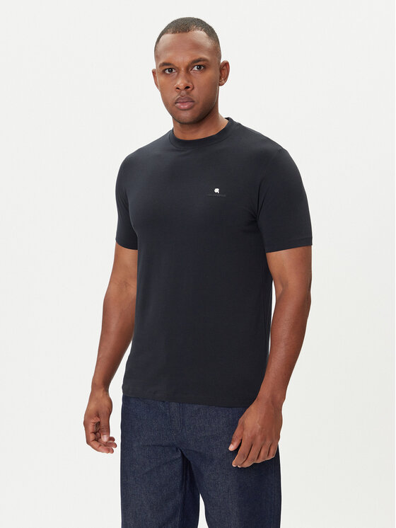 KARL LAGERFELD Тишърт 755053 554235 Тъмносин Regular Fit цвят на ниска цена