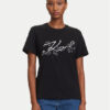 KARL LAGERFELD Тишърт A3W17018 Черен Regular Fit цвят на ниска цена