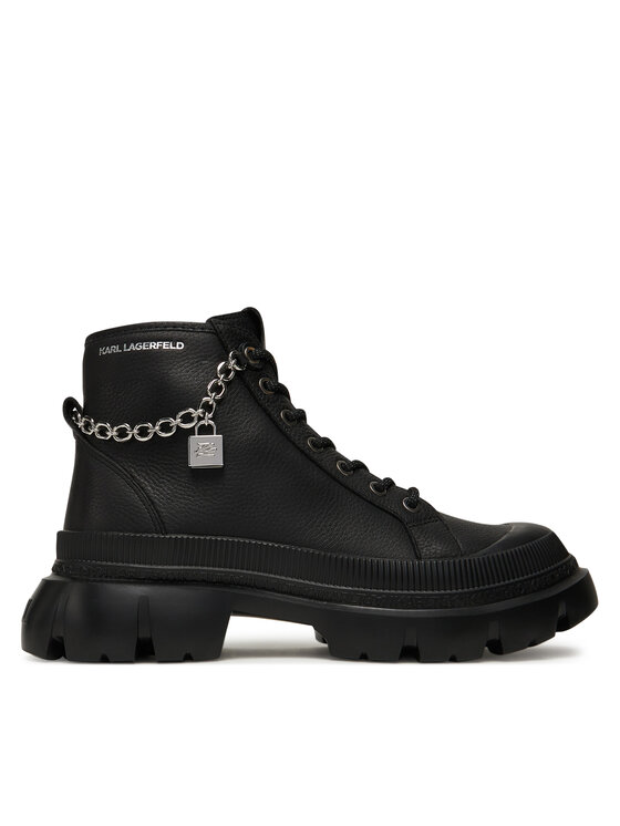 KARL LAGERFELD Туристически oбувки Trekka Max Lock KL43542 Черен цвят на ниска цена