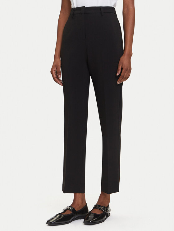 KARL LAGERFELD Чино панталони A3W10098 Черен Slim Fit цвят на ниска цена