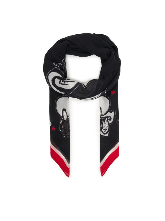 KARL LAGERFELD Шал B1W33106 Черен цвят на ниска цена