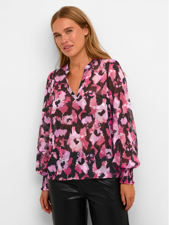 Kaffe Блуза Amanda 10508154 Розов Regular Fit цвят на ниска цена