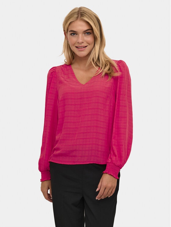 Kaffe Блуза Lissa 10508186 Розов Regular Fit цвят на ниска цена