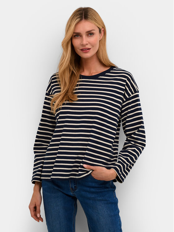 Kaffe Блуза Winny 10507727 Тъмносин Regular Fit цвят на ниска цена