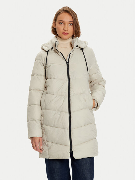 Kaffe Зимно яке Susanne 10508810 Бежов Regular Fit цвят на ниска цена