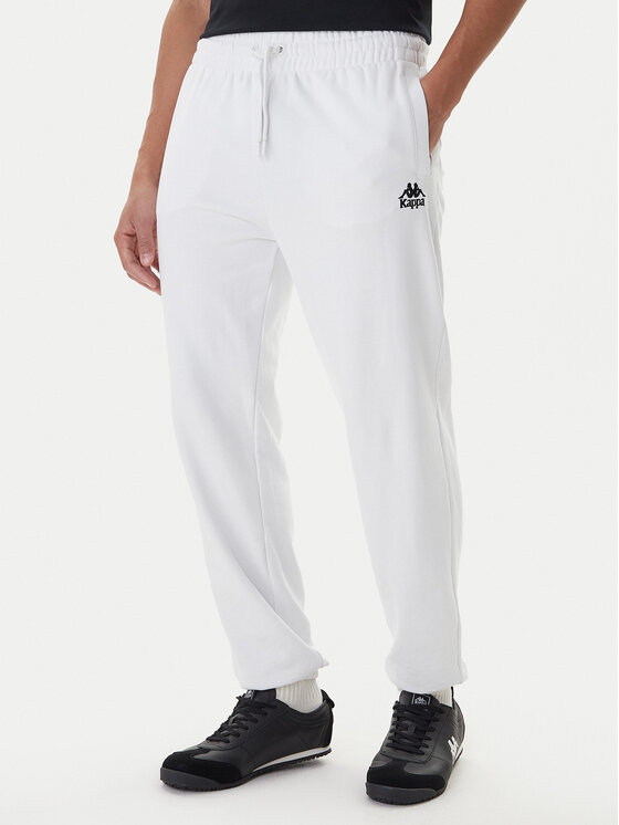 Kappa Долнище анцуг Gothenburg 331U7EW Бял Regular Fit цвят на ниска цена