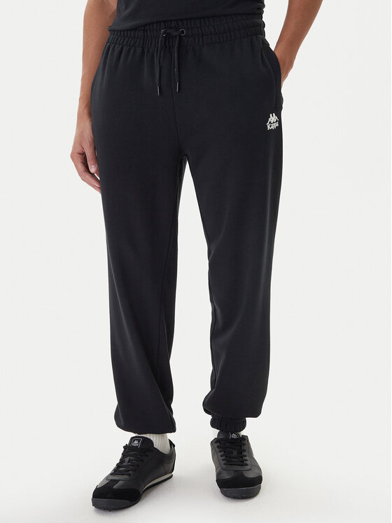 Kappa Долнище анцуг Gothenburg 331U7EW Черен Regular Fit цвят на ниска цена