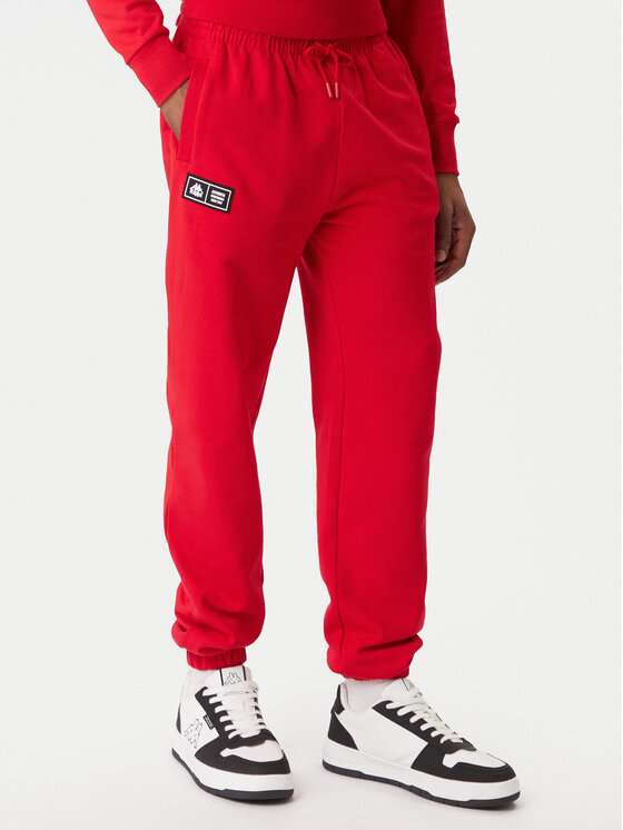 Kappa Долнище анцуг Olmos 311M2TW Червен Regular Fit цвят на ниска цена
