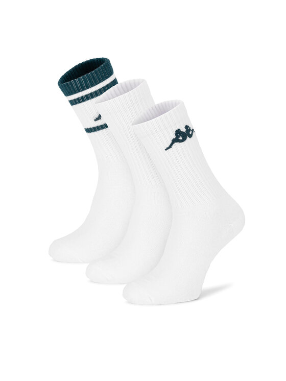 Kappa Дълги чорапи KR_SUPERT_SS25 (3-PACK) Бял цвят на ниска цена